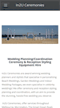 Mobile Screenshot of in2uceremonies.com